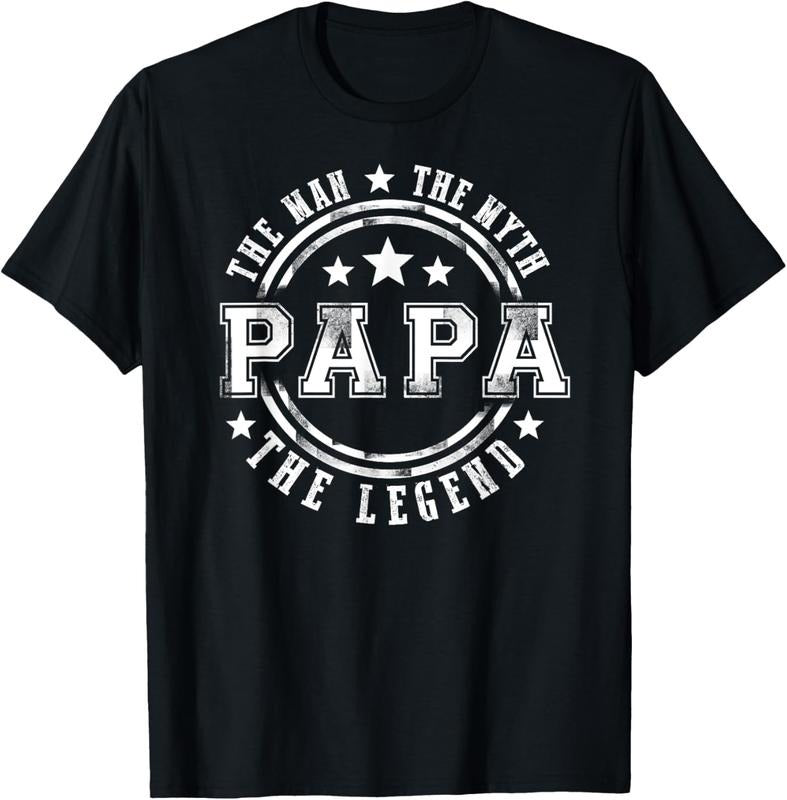 Great The Man The Myth The Legend Papa Father's Day Gift T-Shirt Hoodie, Sweatshirt | PodTeesHub.com
