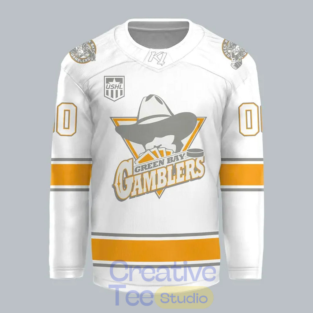 Green Bay Gamblers 2026 Throwback Hockey Jersey