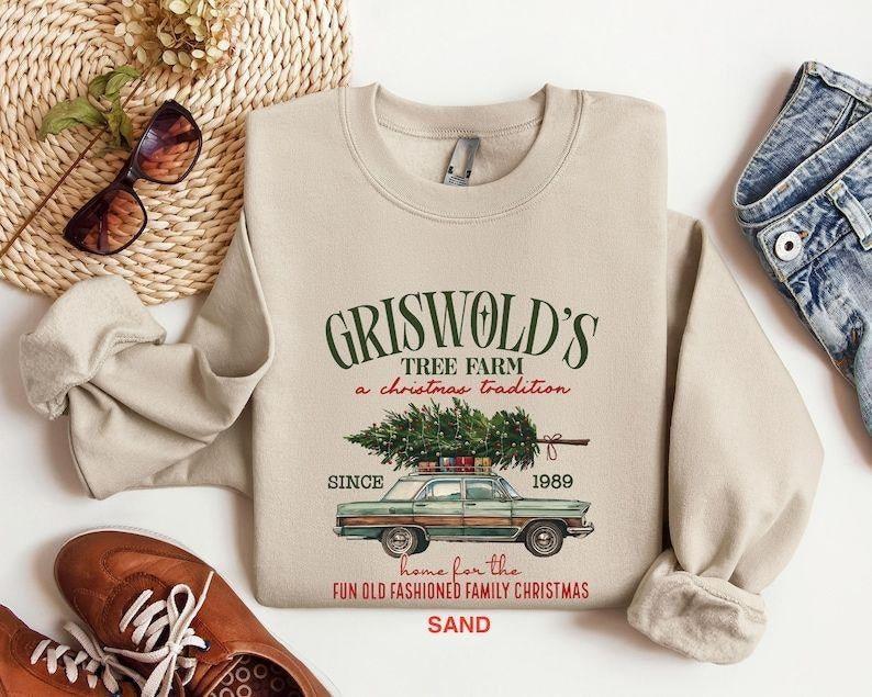 Grisworld Sweatshirt, Grisworld Christmas Tree hoodie, Christmas Movie Sweatshirt, Family Christmas Sweatshirt, Christmas...