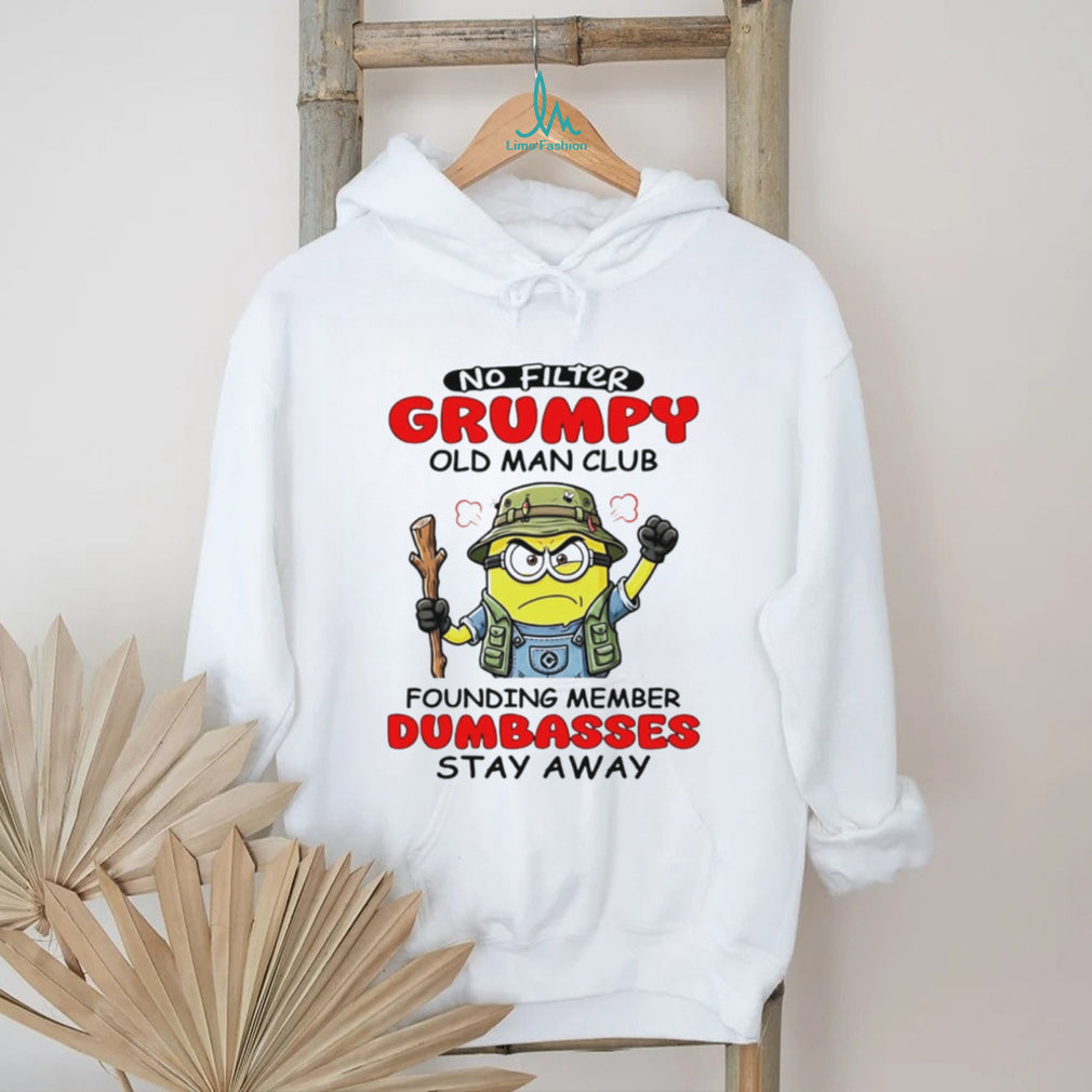 Grumpy Old Man Club Founding Member Minion Humor T Shirt