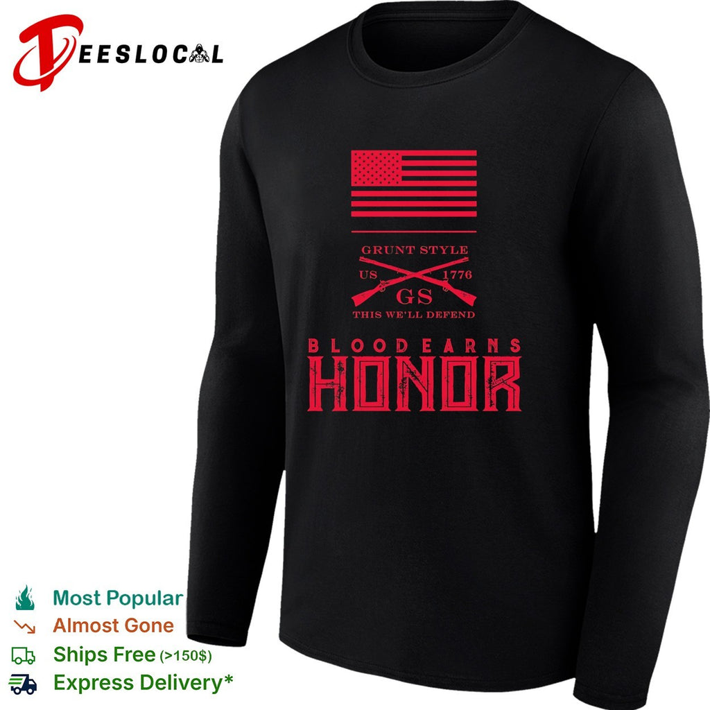 Grunt Style blood earns honor shirt