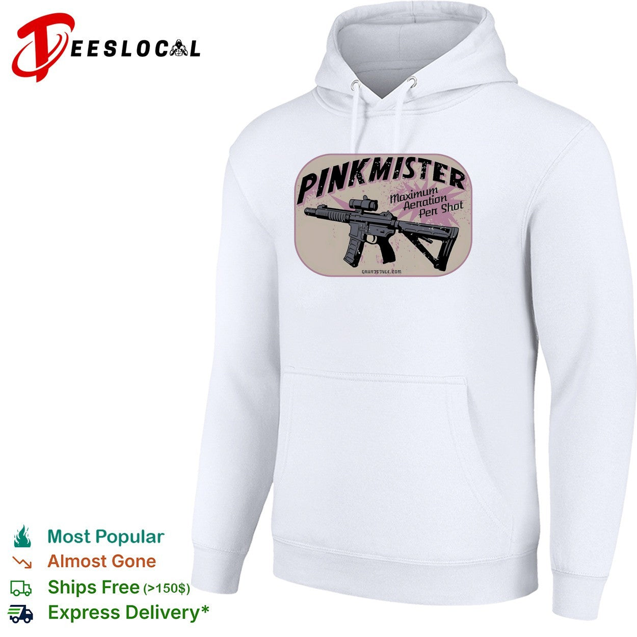 Grunt Style pinkmister maximum aeration per shot shirt