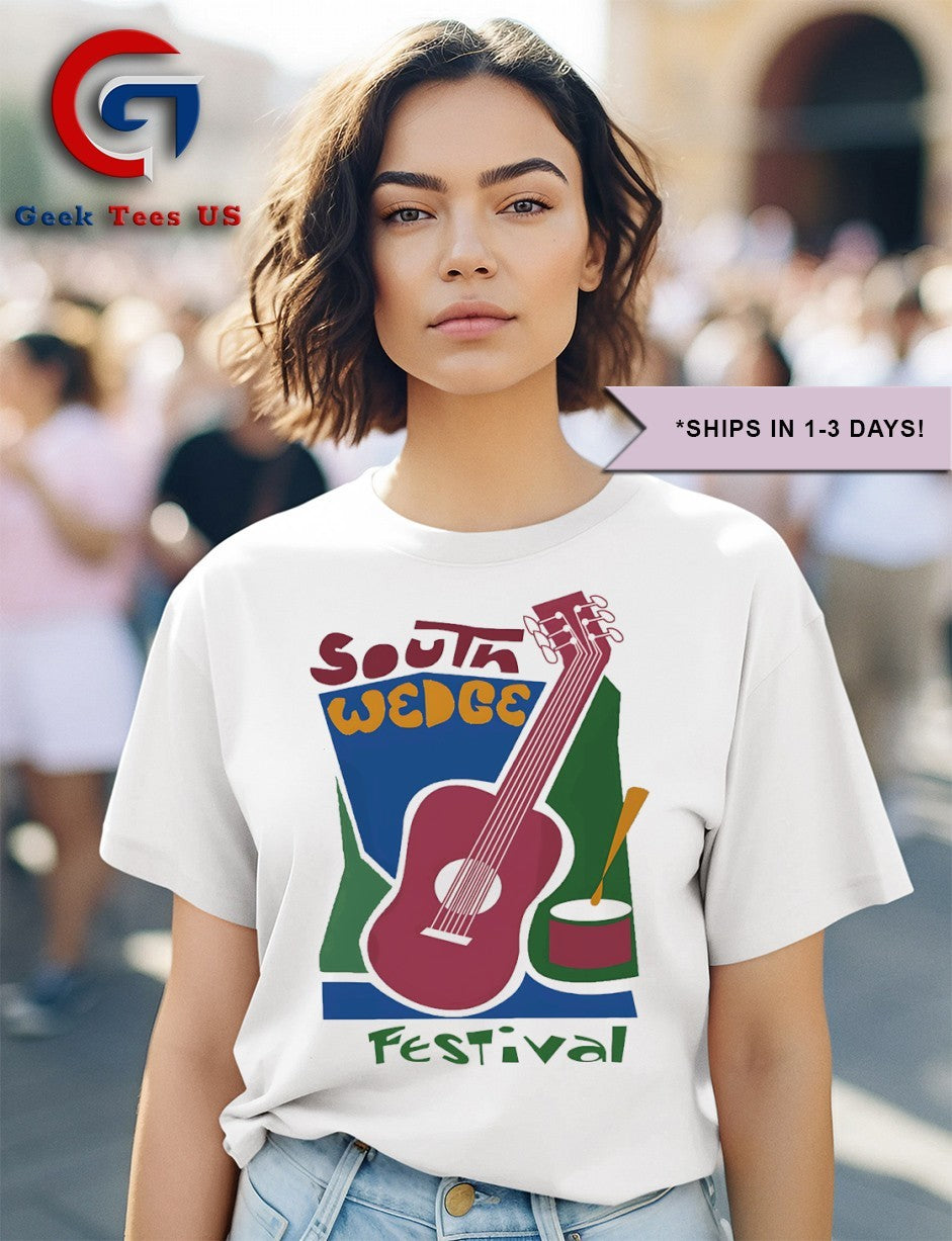 Guitar South wedge festival shirt