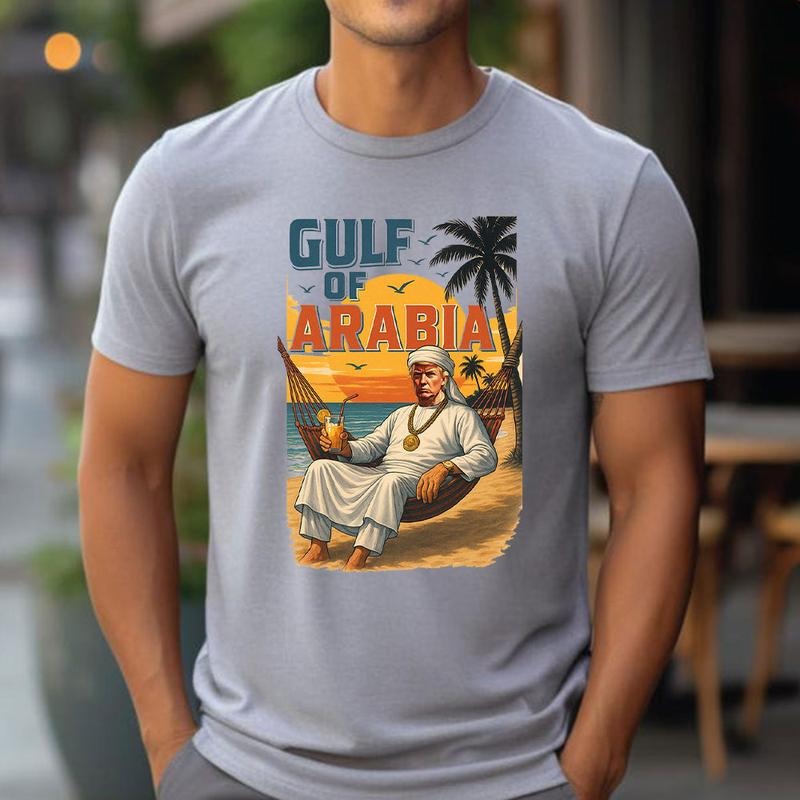 Gulf Of Arabia Shirts, Trummp Supporters Shirt, Trending Graphic Tee Hoodie, Sweatshirt | PodTeesHub.com