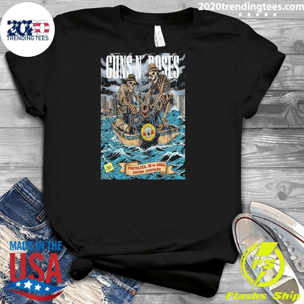 Guns N’ Roses Fortaleza, Brazil Tour On April 18 2026 Shirt