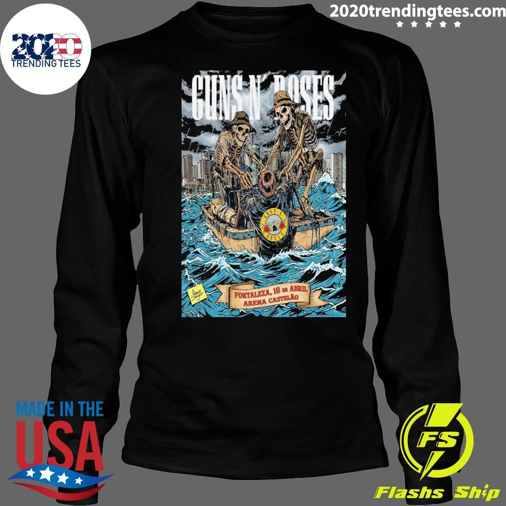 Guns N’ Roses Fortaleza, Brazil Tour On April 18 2026 Shirt