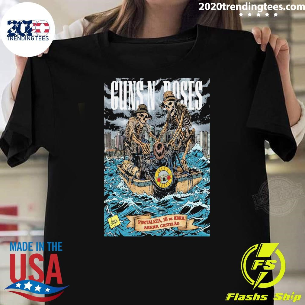 Guns N’ Roses Fortaleza, Brazil Tour On April 18 2026 Shirt