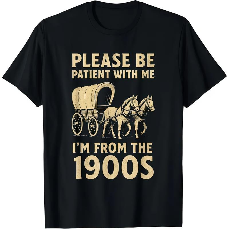 HAGBDH Vintage 1900s Retro Dad Tee - Funny Century Themed Cotton T-Shirt for Father's Day Hoodie, Sweatshirt | PodTeesHub.com