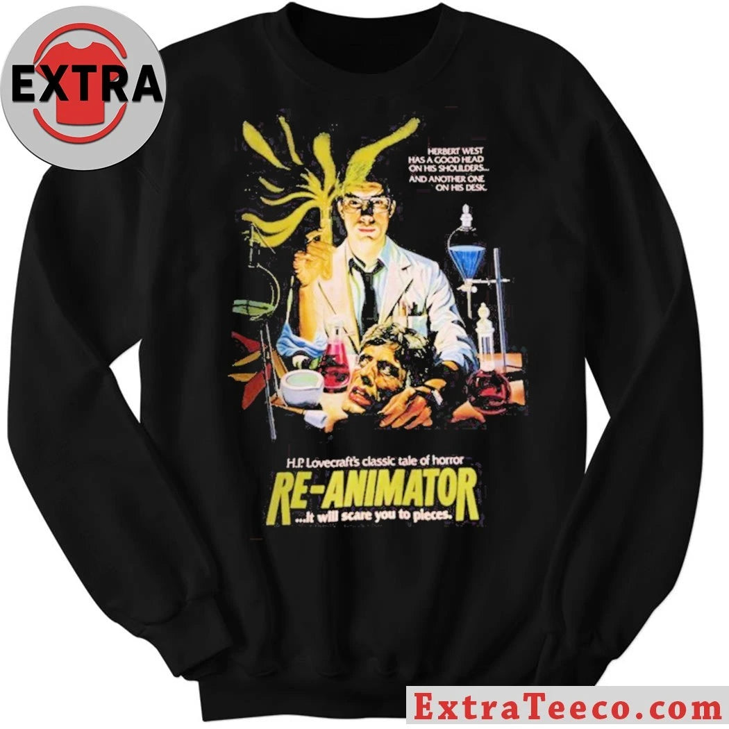 HP Lovecraft’s Classic Tale Of Horror Re-Animator Herbert West T-Shirt