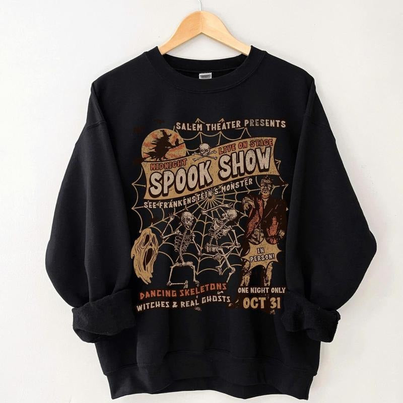 Halloween Shirt Monster Mash Sweatshirt Retro Halloween Crewneck Monster Shirt Frankenstein Shirt Spooky Sweatshirt Cute...