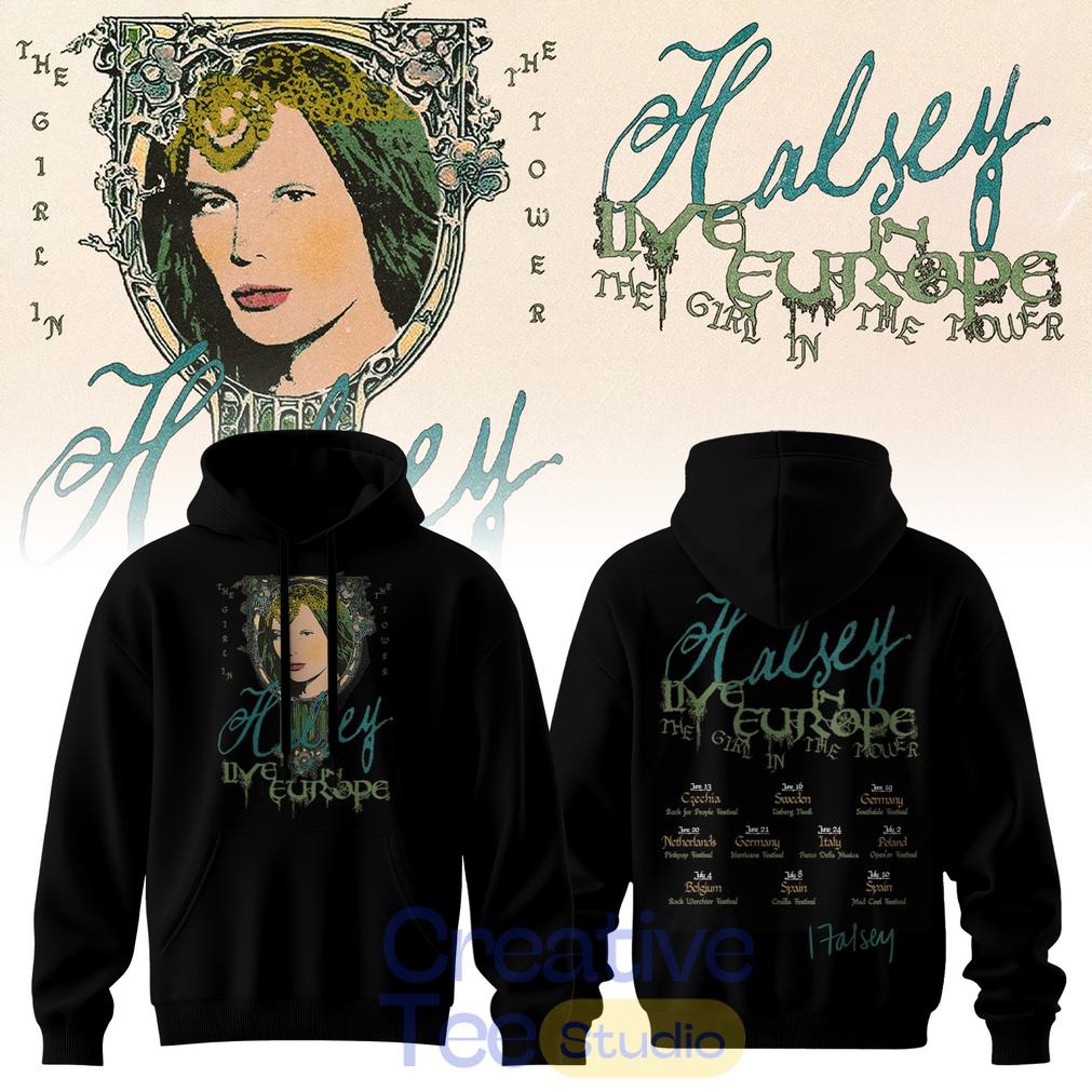 Halsey “The Girl In The Tower Europe Tour” 2026 Hoodie