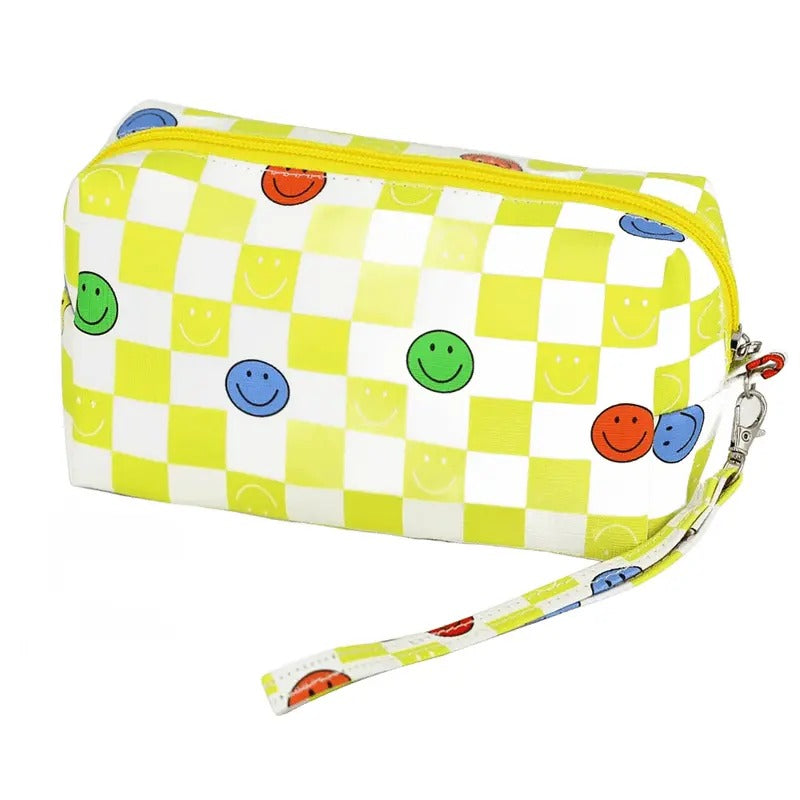 Happy Face Checkered Wristlet T-Shirts, Hoodie, Sweatshirt | PodTeesHub.com