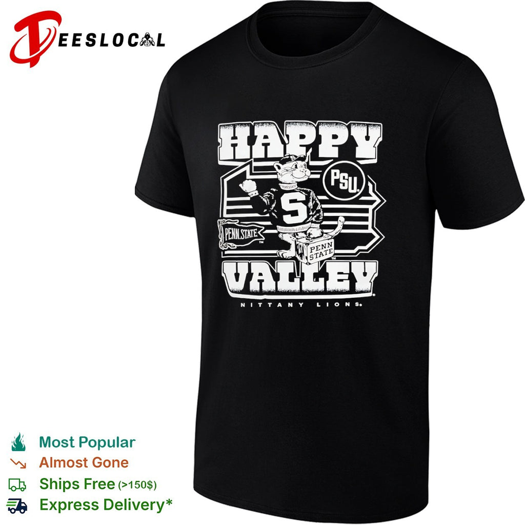 Happy Valley Penn State Nittany Lion PSU Mascot Shirt