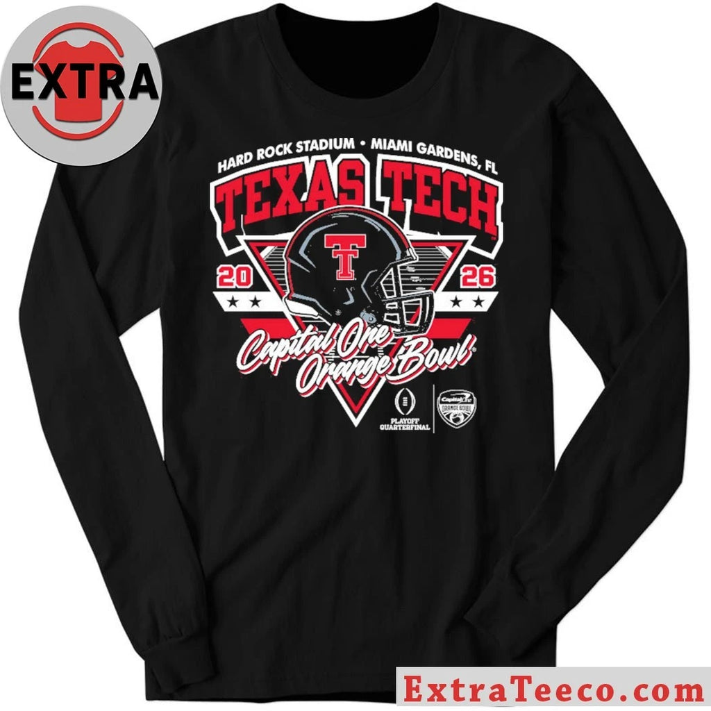 Hard Rock Stadium Miami Gardens Fl Texas Tech Red Raiders College Football Playoff for upcoming game at Orange Bow Shirt