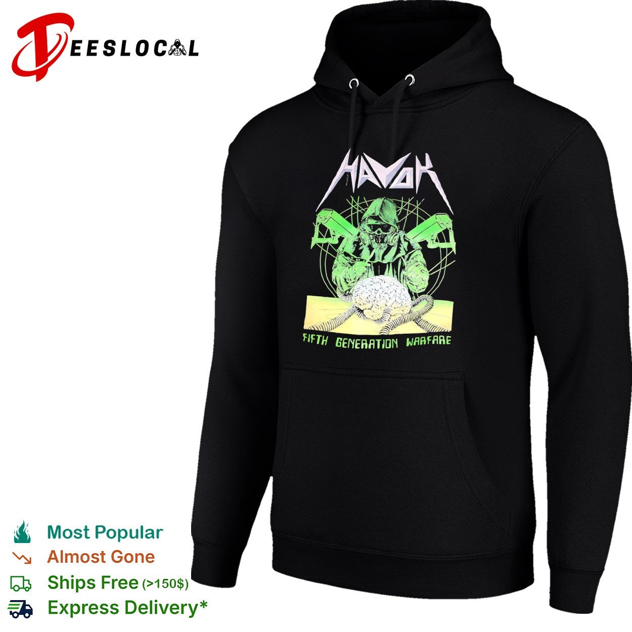 Havok Fifth Generation Warfare brain shirt