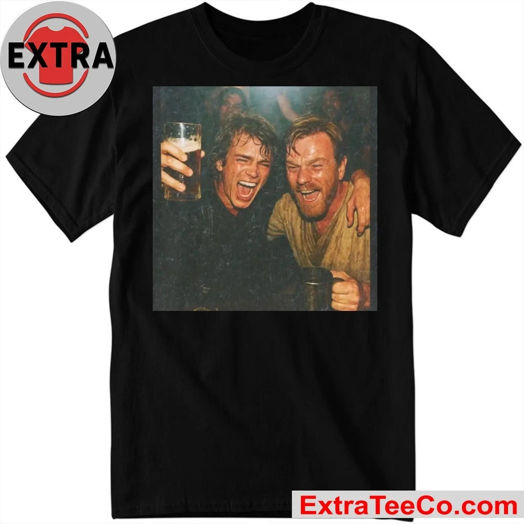 Hayden Christensen And Ewan McGregor Anakin Skywalker And Obi-Wan Kenobi Shirt