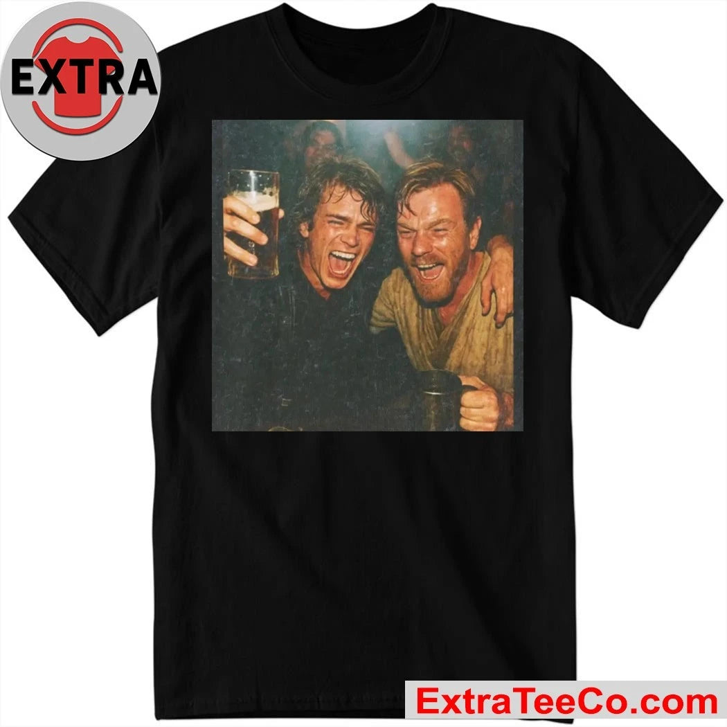 Hayden Christensen And Ewan McGregor Anakin Skywalker And Obi-Wan Kenobi Shirt
