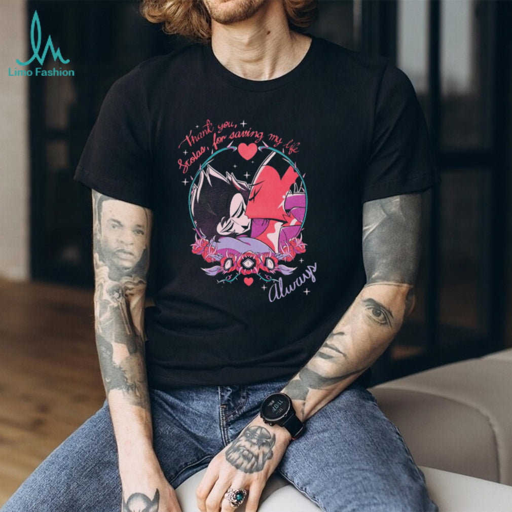 Hazbin Hotel Stolas and Blitz Romantic Quote Graphic T Shirt