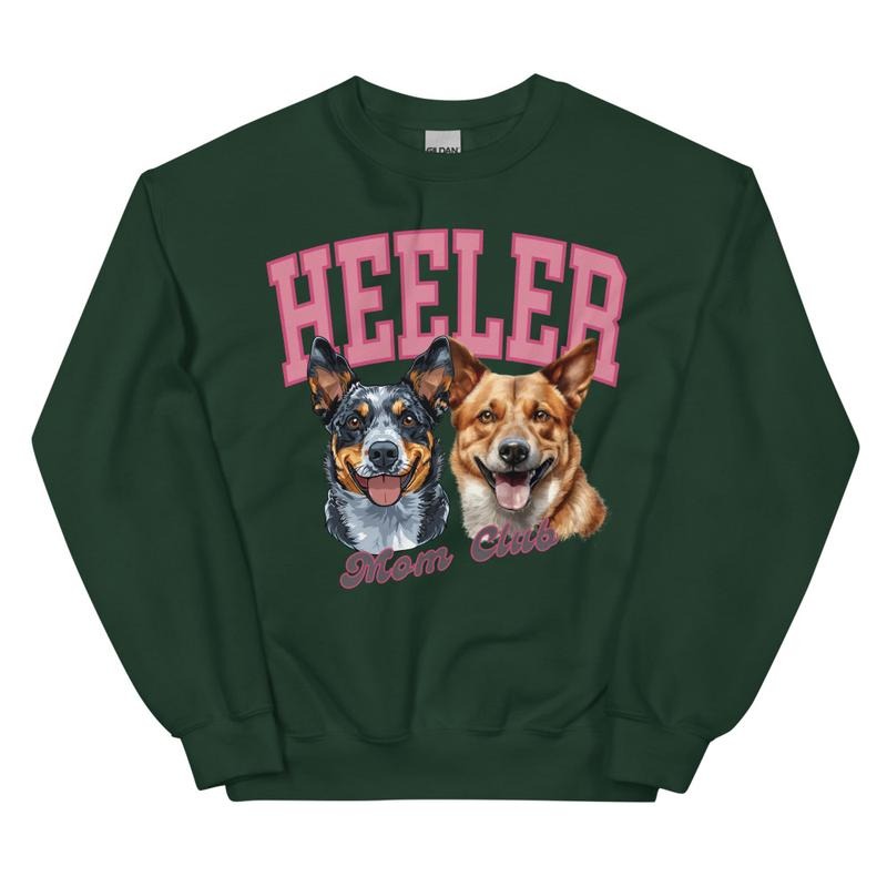 Heeler Dog Mom Club Sweatshirt T-Shirts, Hoodie | PodTeesHub.com
