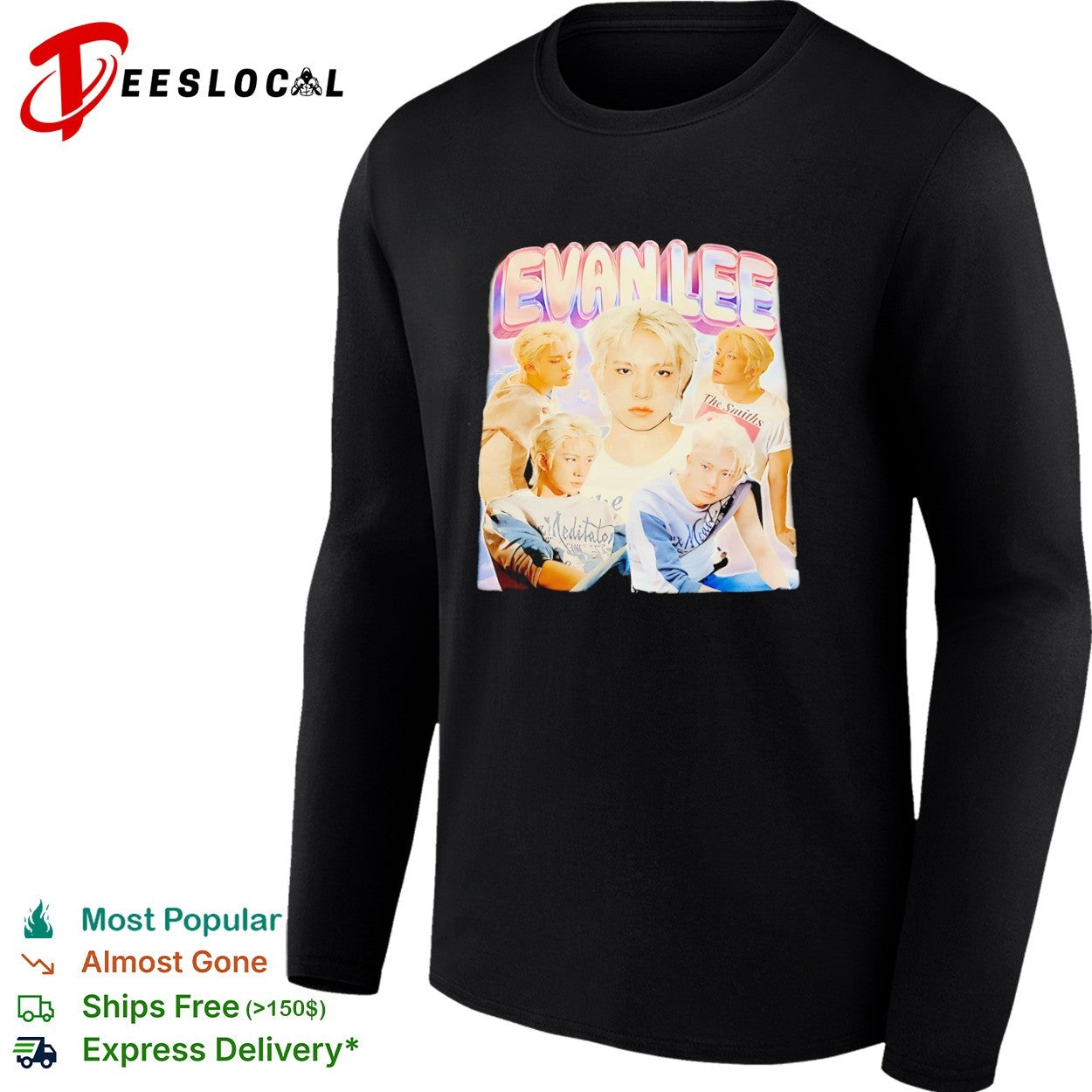 Heeseung Enh Kpop Evanlee The Smiths Meditator shirt