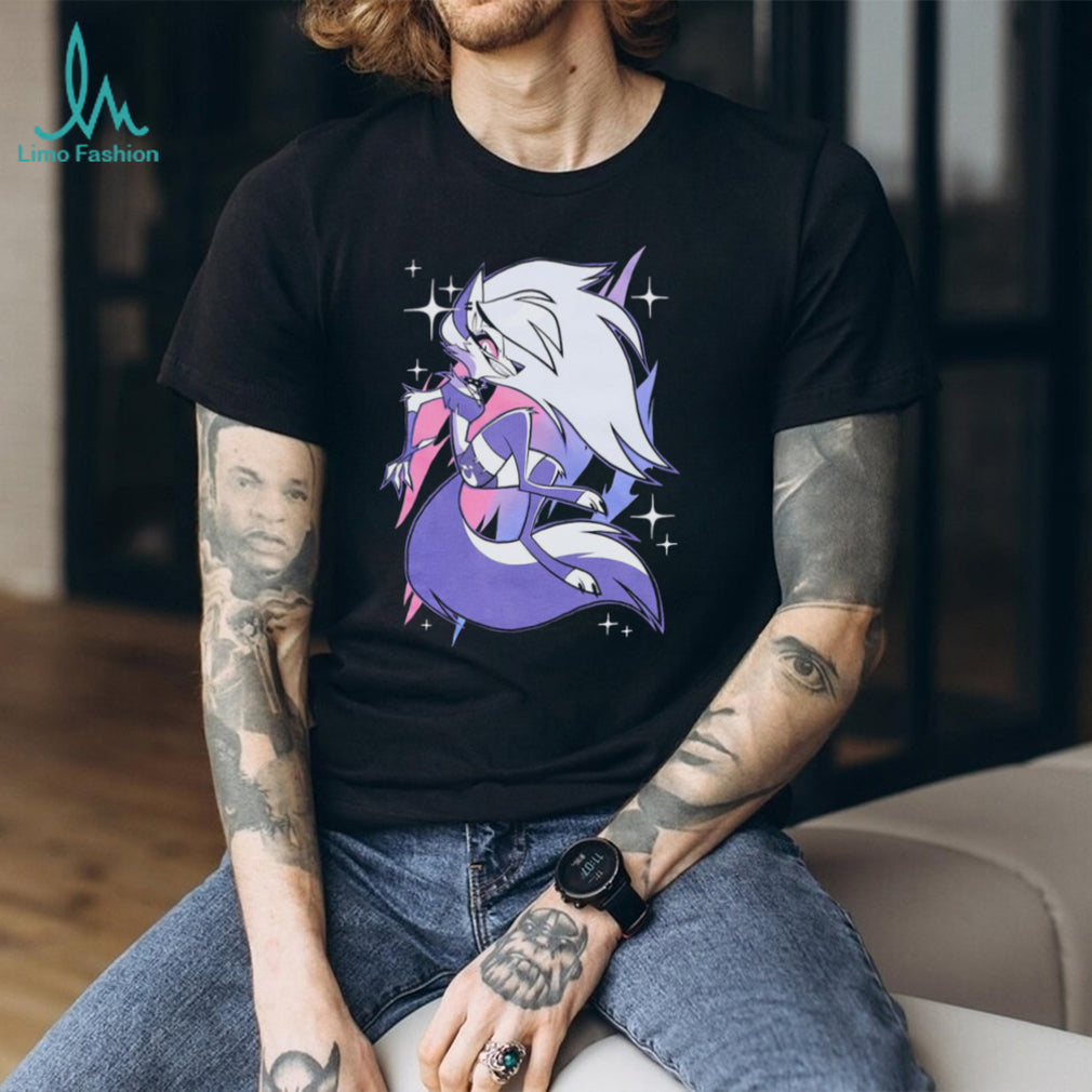 Helluva Boss Loona Gothic Style Character Portrait Graphic T Shirt