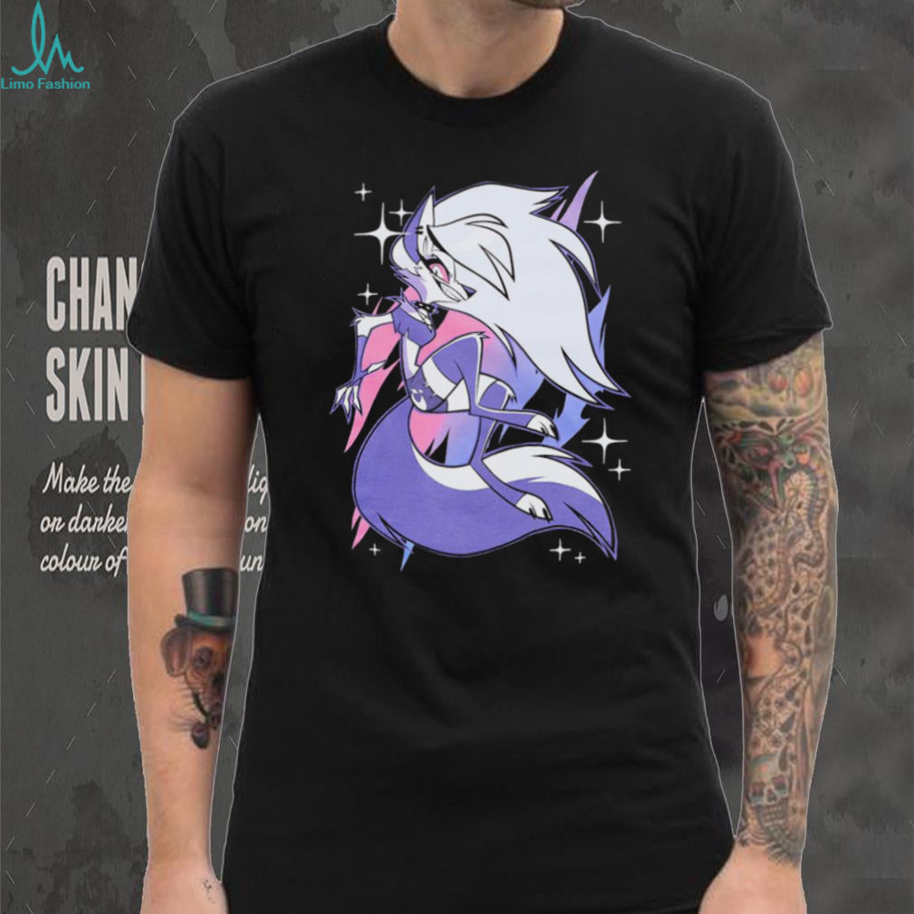 Helluva Boss Loona Gothic Style Character Portrait Graphic T Shirt