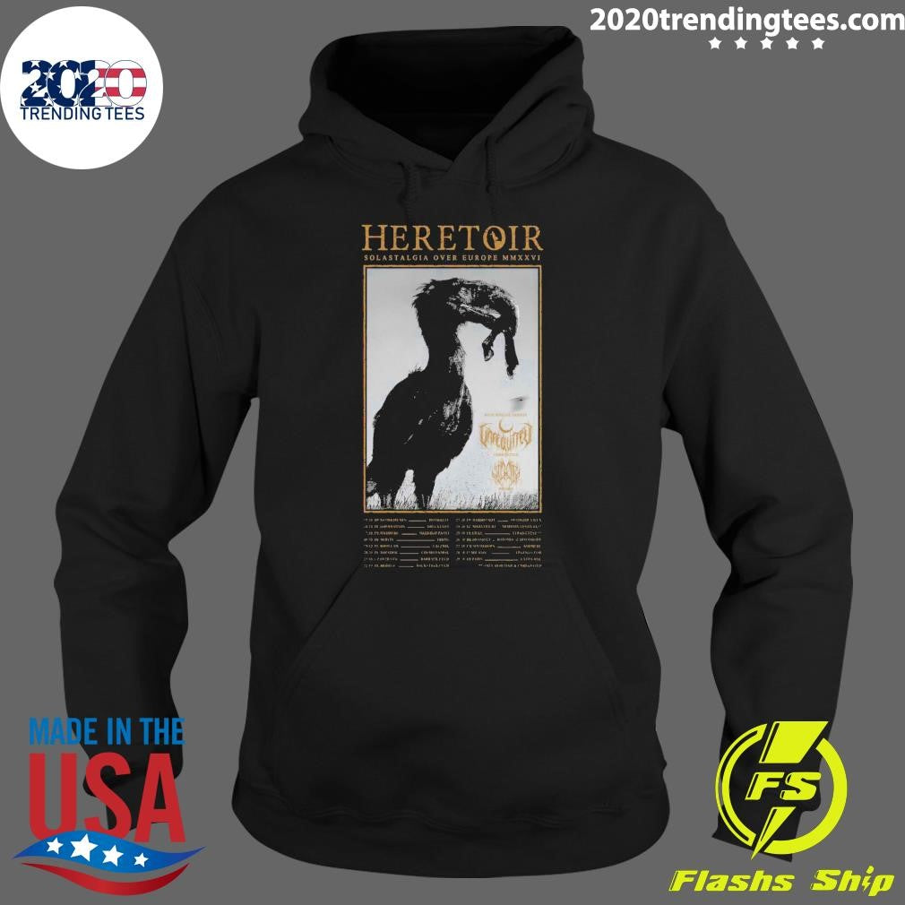 Heretoir Solastalgia over Europe MMXXVI Tour 2026 Shirt