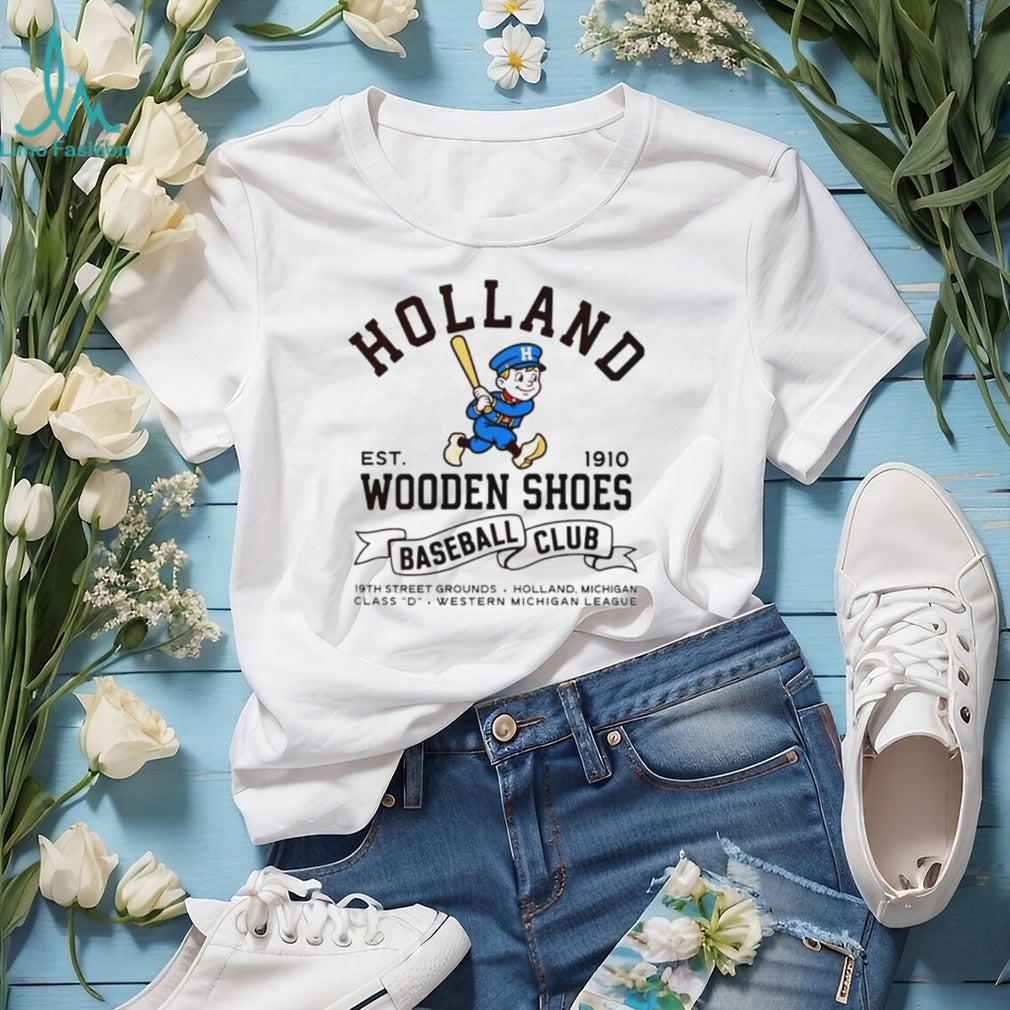 Holland Wooden Shoes Baseball Club Retro Michigan Sports Shirt