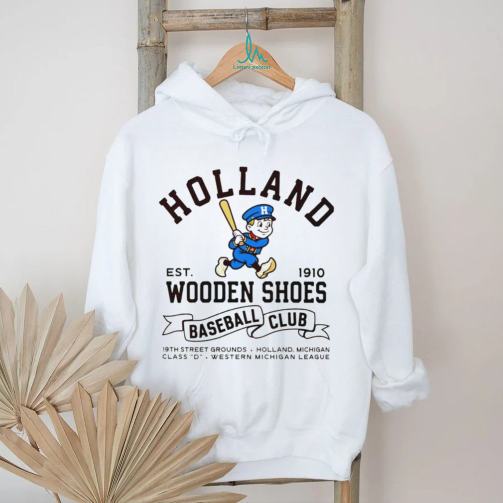 Holland Wooden Shoes Baseball Club Retro Michigan Sports Shirt