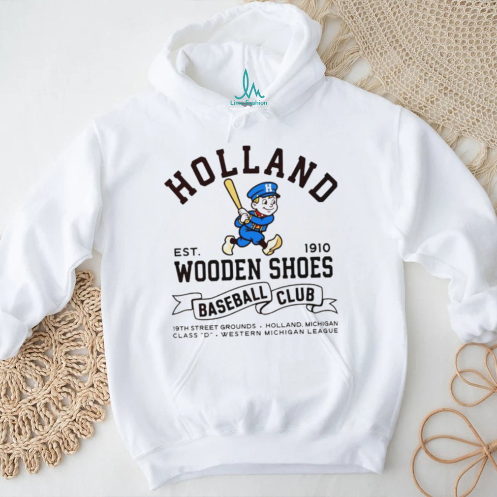 Holland Wooden Shoes Baseball Club Retro Michigan Sports Shirt