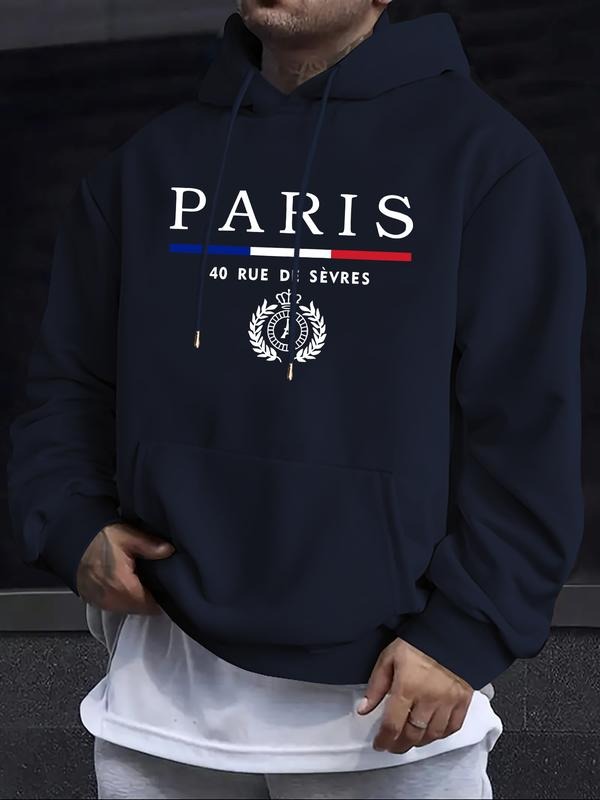 Hoodie Paris 40 Rue De Sevres France Flag Crest Logo, Streetwear Fashion Casual Wear for Men and Women, Urban Style...
