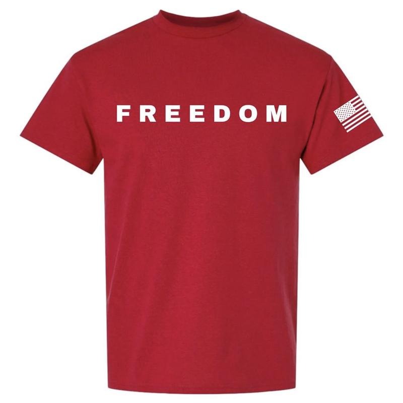America Flag Freedom T-Shirt/Sweatshirt/Hoodie, Patriotic Free Speech Tee 2nd Amendment Shirt Turning Point USA Support...