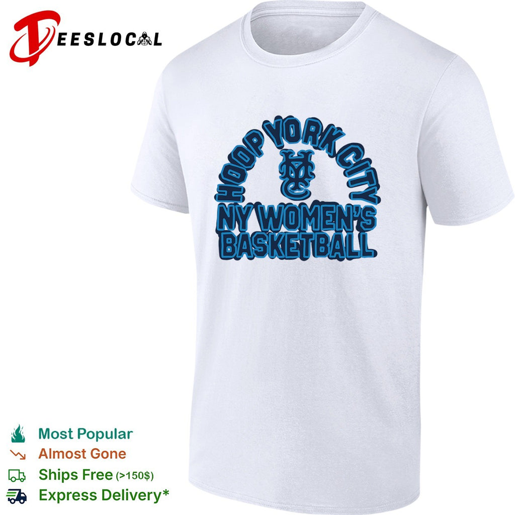 Hoop York City NY Womens Basketball New York Knickerbockers Basketball Shirt