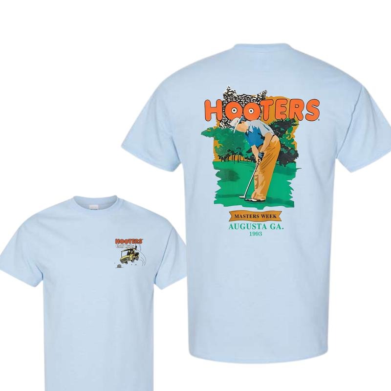 Hooters Golf Club Week 1993 Vintage Golf Sweatshirt, Golf Cart Golf Club Sweatshirt, Full Color, For Men, For Women...