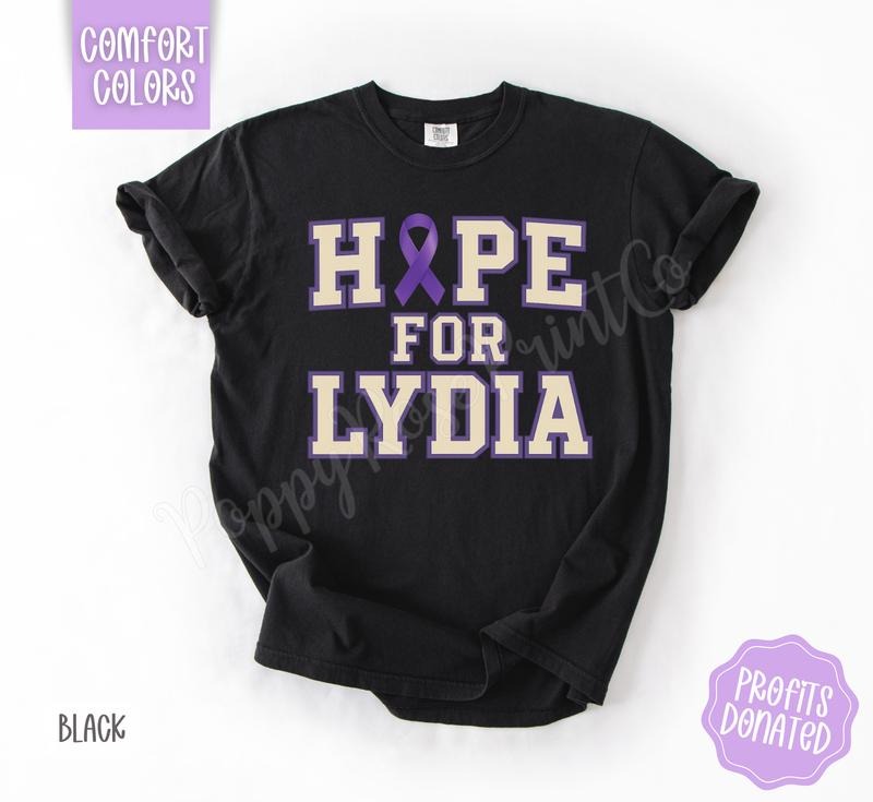 Hope For Lydia Fund Raiser Men Tshirt Hoodie, Sweatshirt | PodTeesHub.com