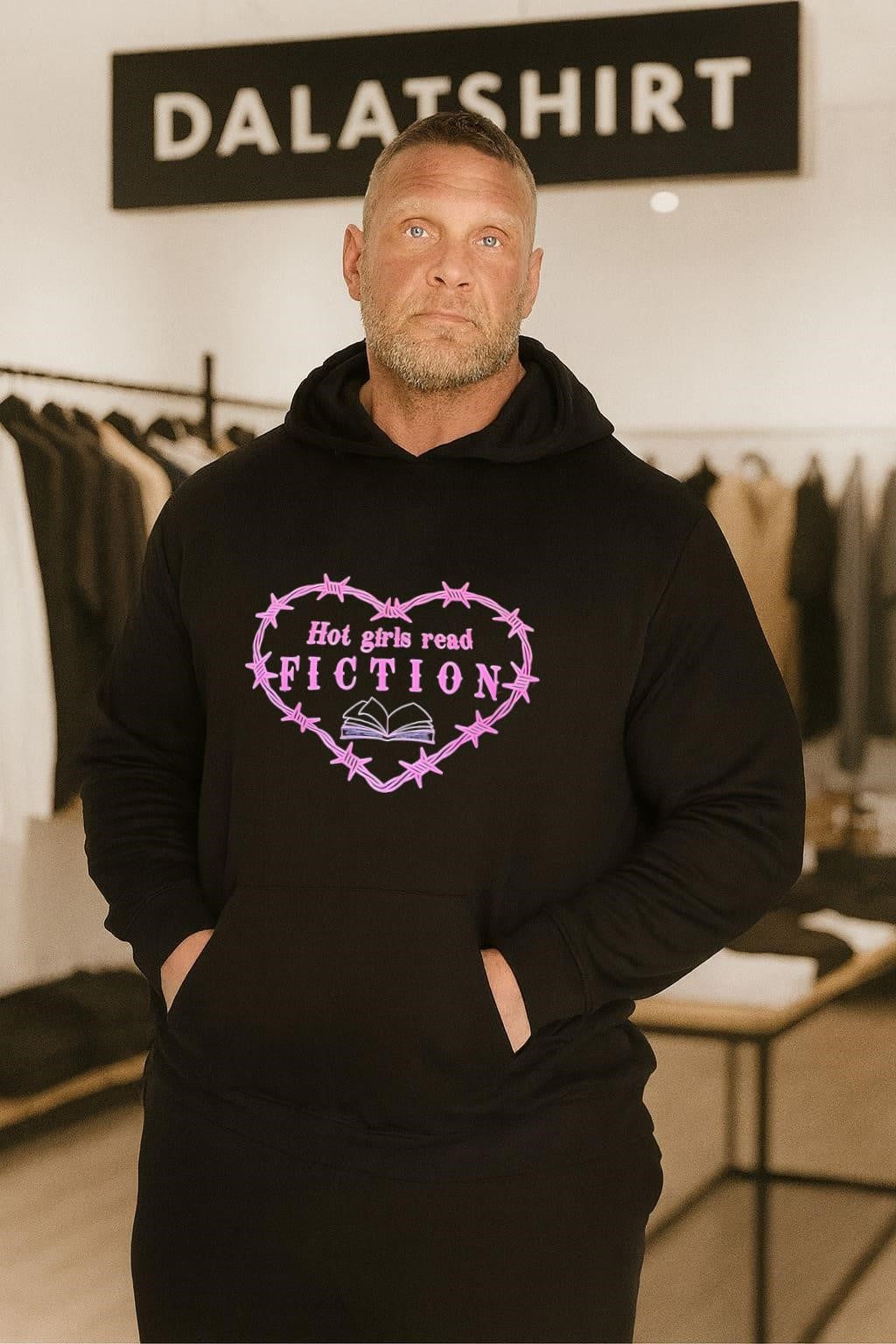 Girls Read Fiction Barbwire Heart Book shirt