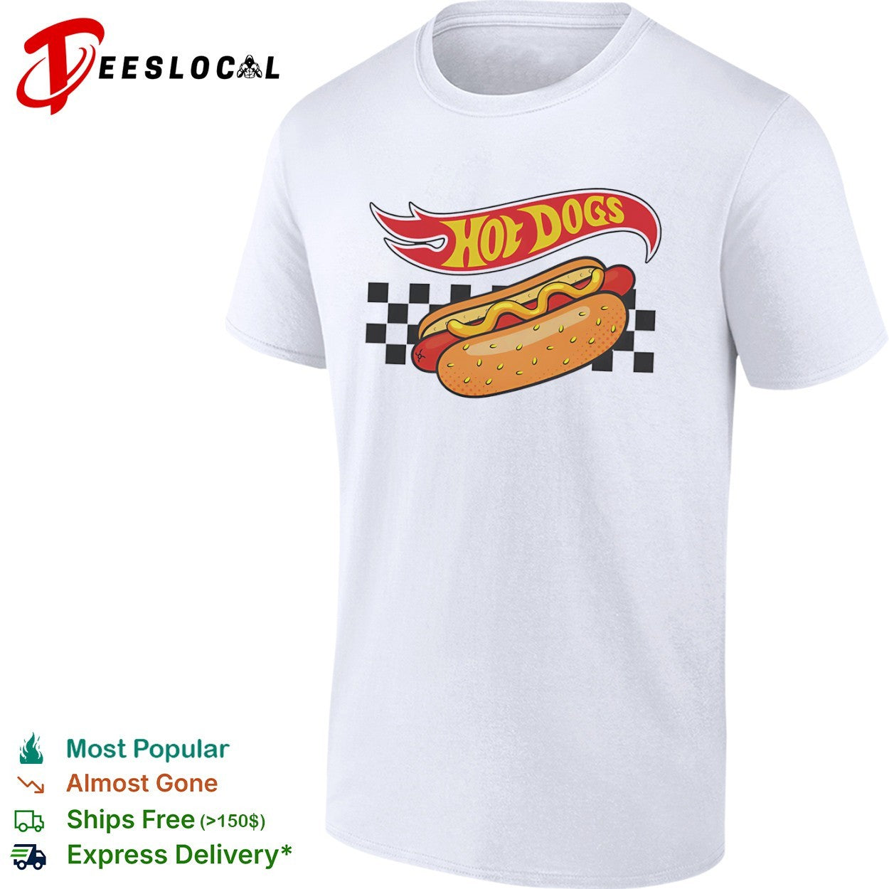 dogs checkerboard shirt