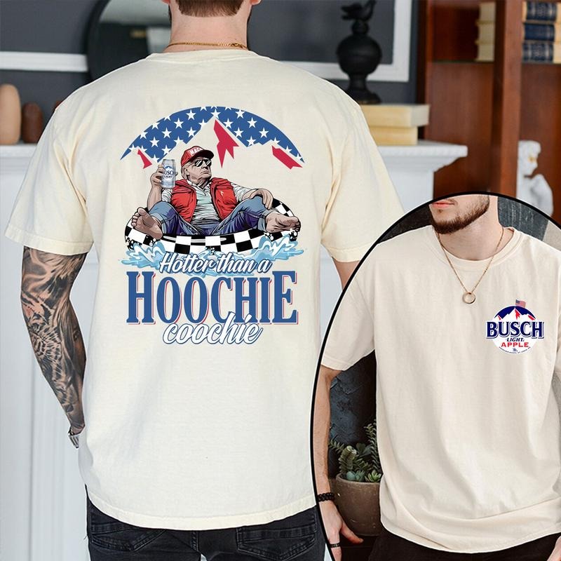 Hotter than a Hoochie Coochie Trump Shirt, Meme Suer Vacation Tshirt, Viral Trump Tshirt, Trending Graphic Tee Hoodie,...