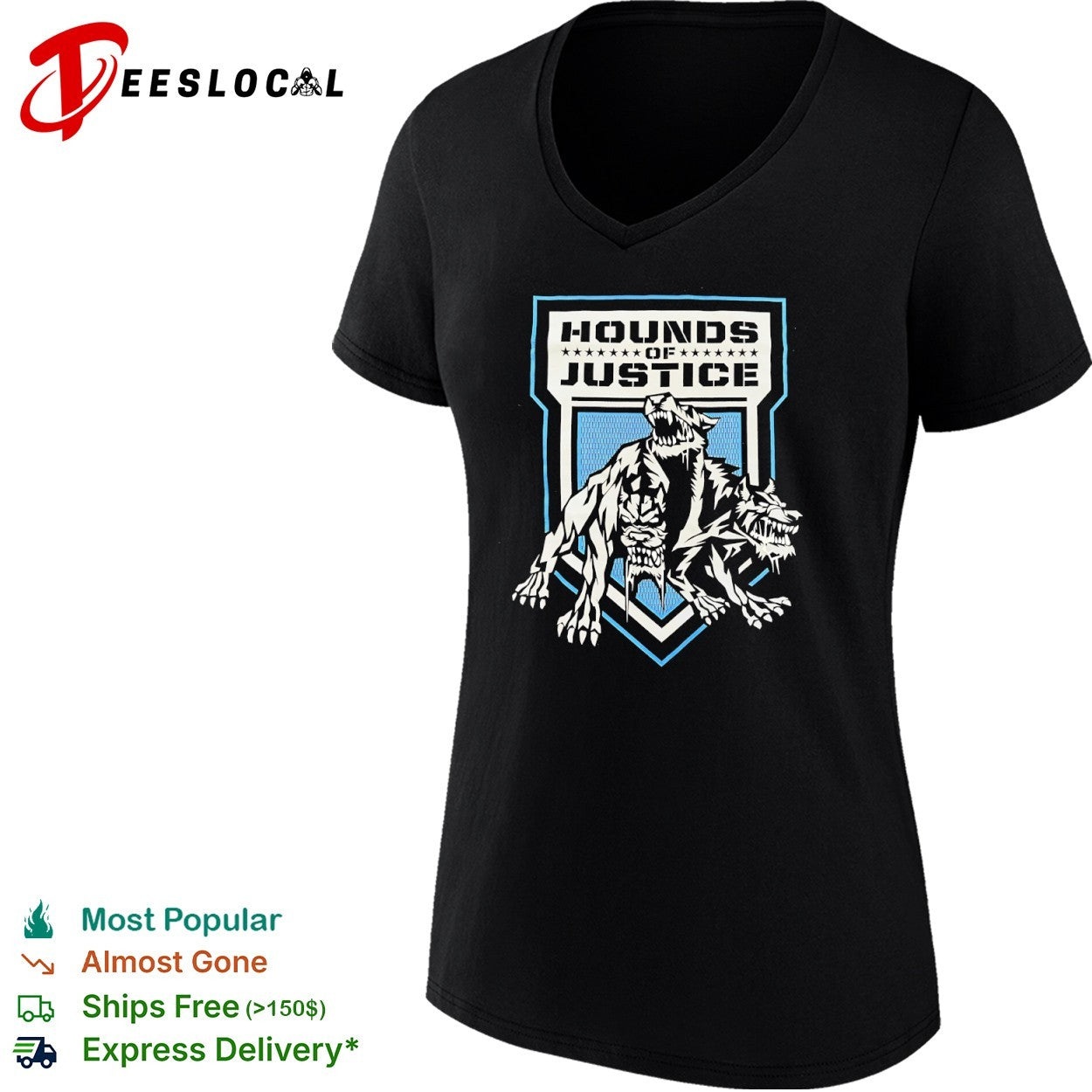 Hounds of Justice logo shirt