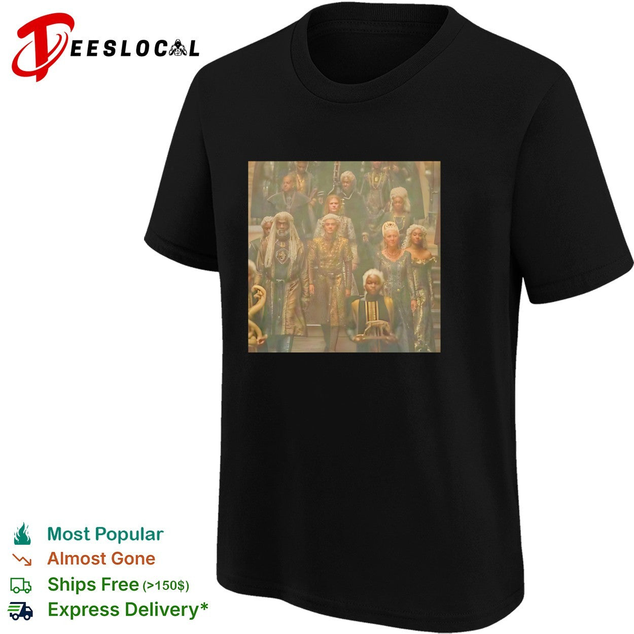 House of the Dragon cast group shirt