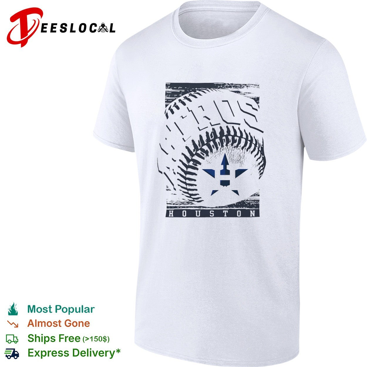 Houston Astros Hros Baseball MLB Logo shirt
