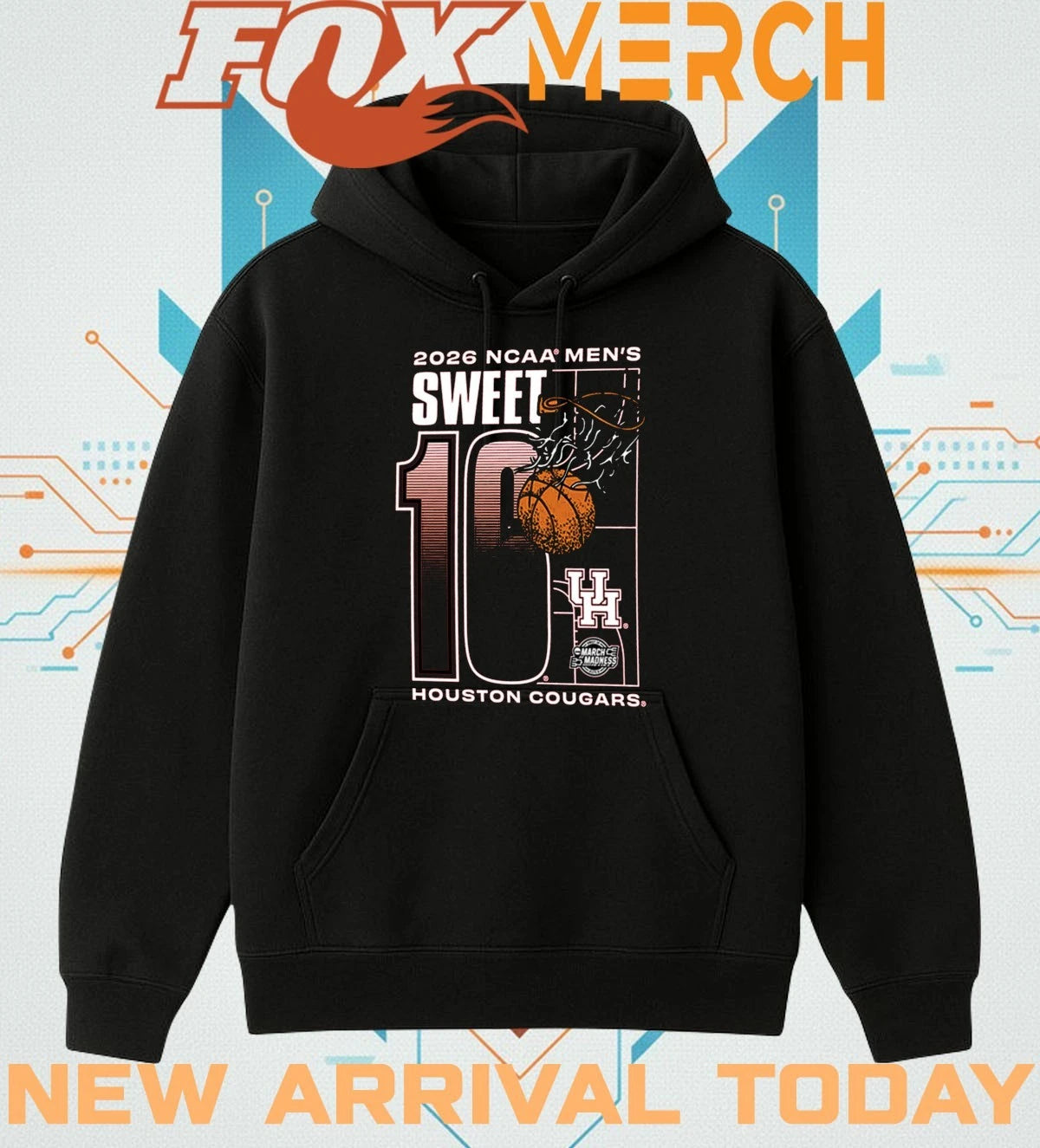 Houston Cougars 2026 NCAA March Madness Sweet 16 Bound shirt
