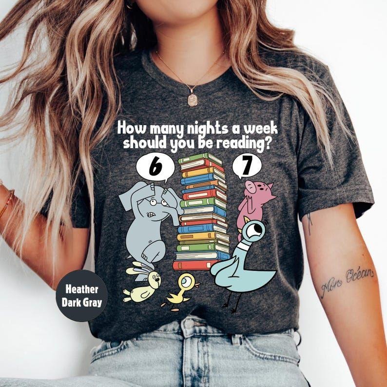 How Many Nights A Week Should You Be Reading 6-7 T-Shirt, Children's Books Sweatshirt, Teacher Six Seven 67 Shirt Hoodie
