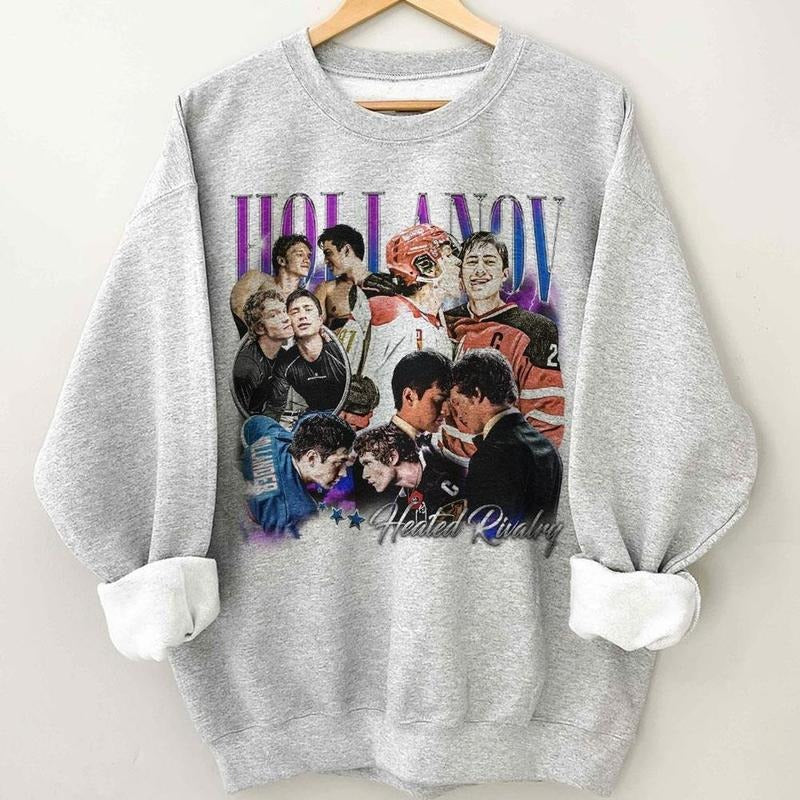Hudson Williams Connor Storrie Bootleg 90s Vintage Shirt, Heated Rivalry Characters Shirt, Heated Rivalry Hockey Tshirt,...
