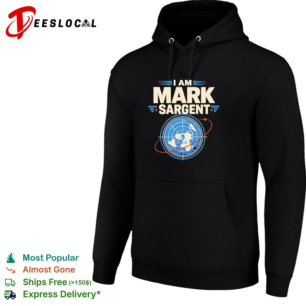 I Am Mark Sargent Flat Earth Map Conspiracy Theory vintage shirt