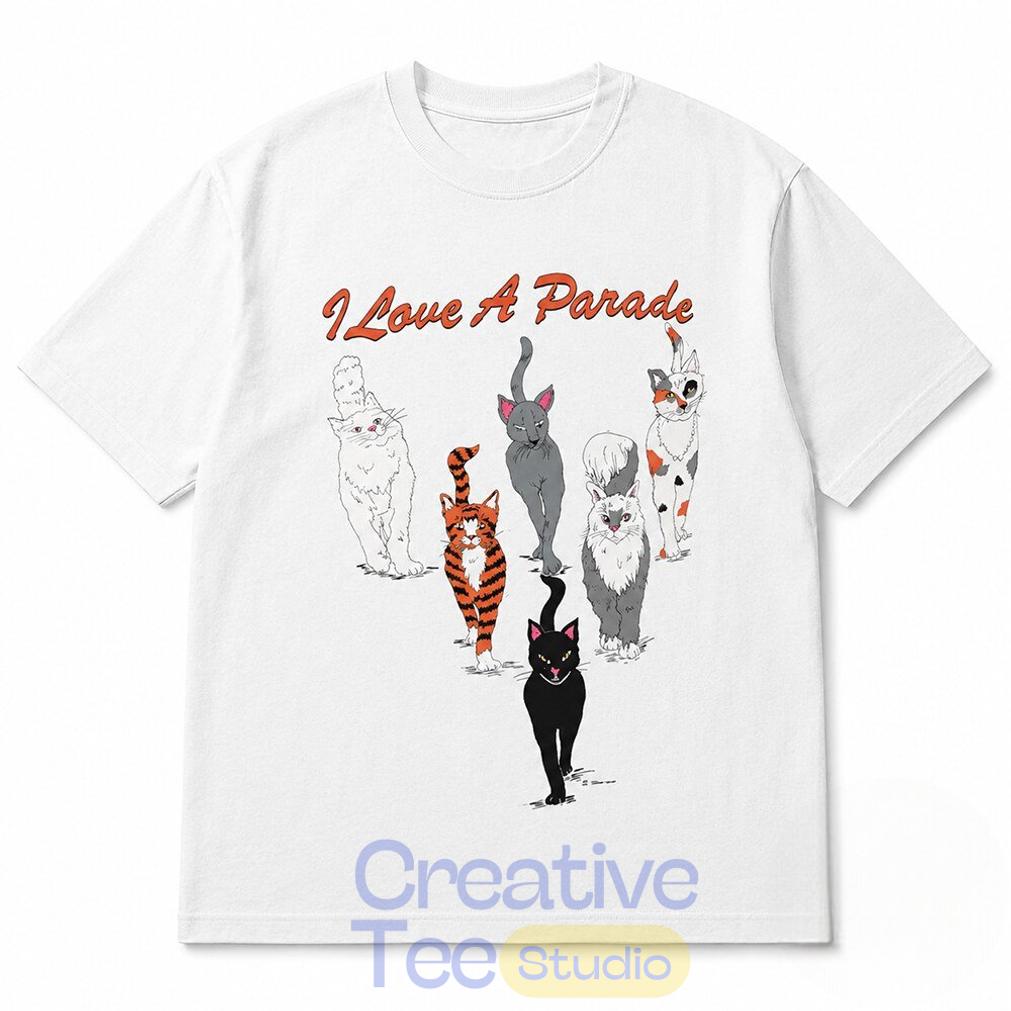 I Love A Parade Walking Cats T-Shirt