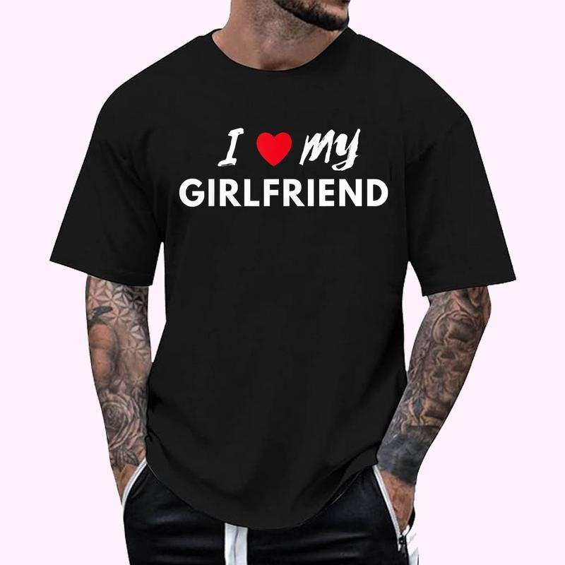 I Love My Hot Girlfriend - I Heart My Hot Girlfriend Graphic Tee T-Shirt