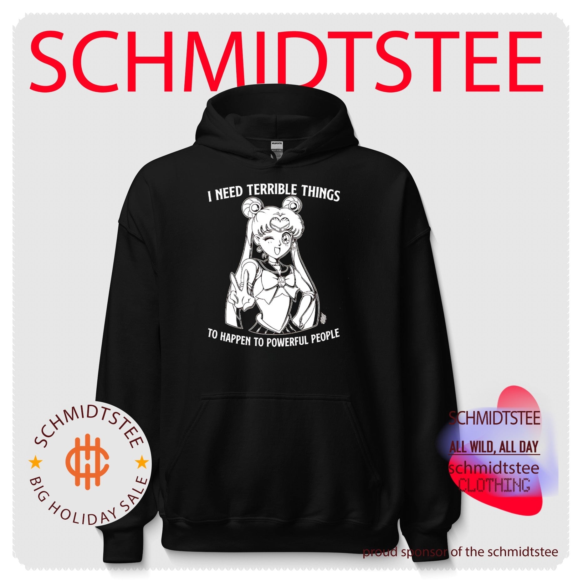 I Need Terrible Things to Happen to Powerful People Sailor Moon shirt