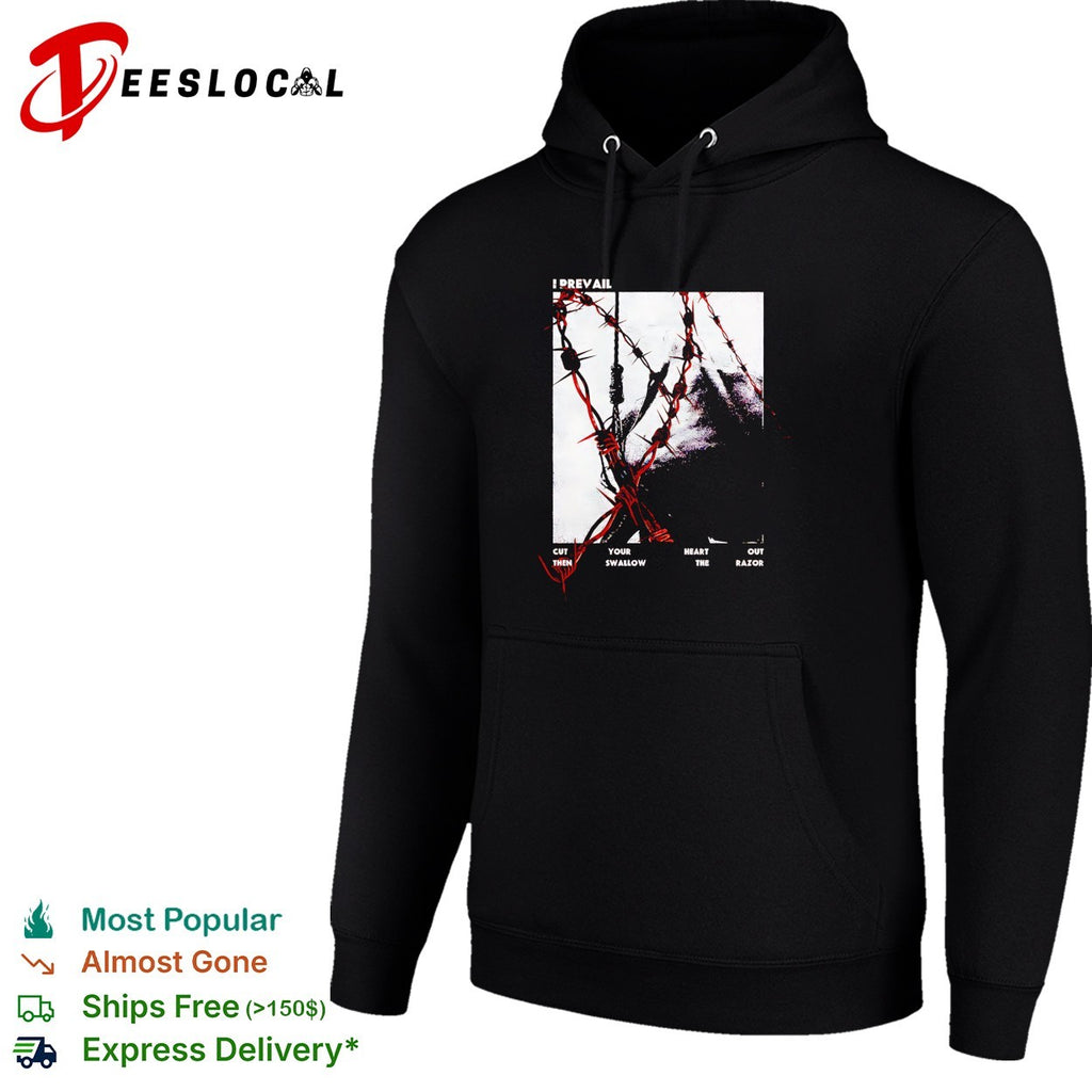 I Prevail cut your heart out then swallow the razor barbed wire shirt