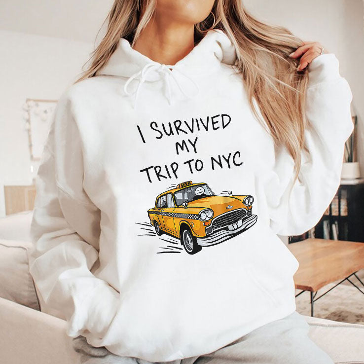 I Survived My Trip To NYC New York City Taxi T Shirt